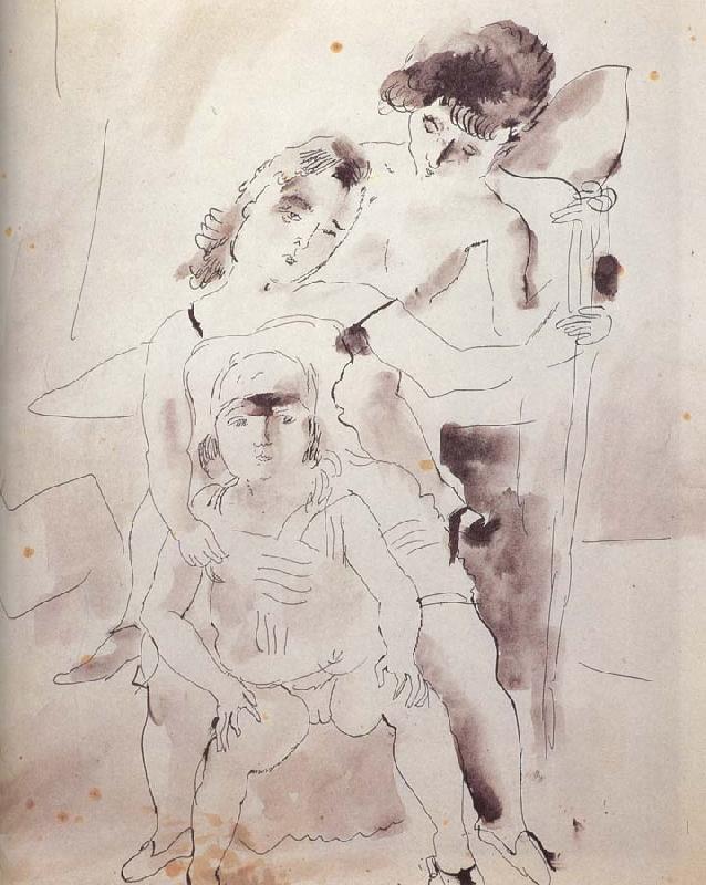 Jules Pascin Woman and lass oil painting picture